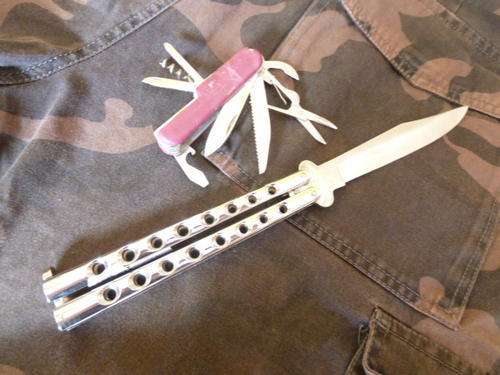 Pen Knife and Butterfly Knive