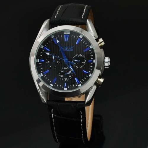 JARAGAR MENS MIDNIGHT BLUE AUTOMATIC WATCH