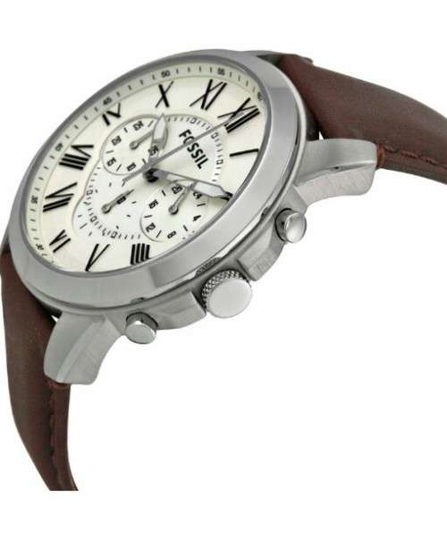 Fossil - Grant Chronograph Leather Men's Watch