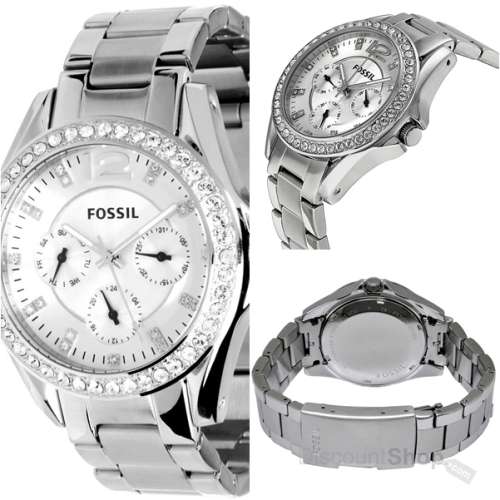 Fossil Riley Silver  Ladies Watch