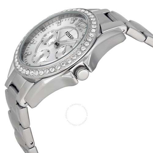 Fossil Riley Silver Ladies Watch - BRAND NEW AUTHENTIC