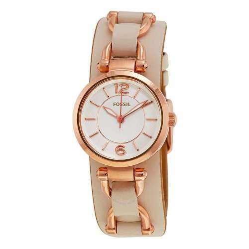 Fossil Ladies  Georgia Artisan White Dial Watch ES3934