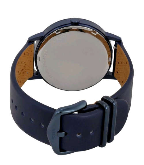Fossil Ladies Gazer Multifunction Blue Leather Watch ES4109