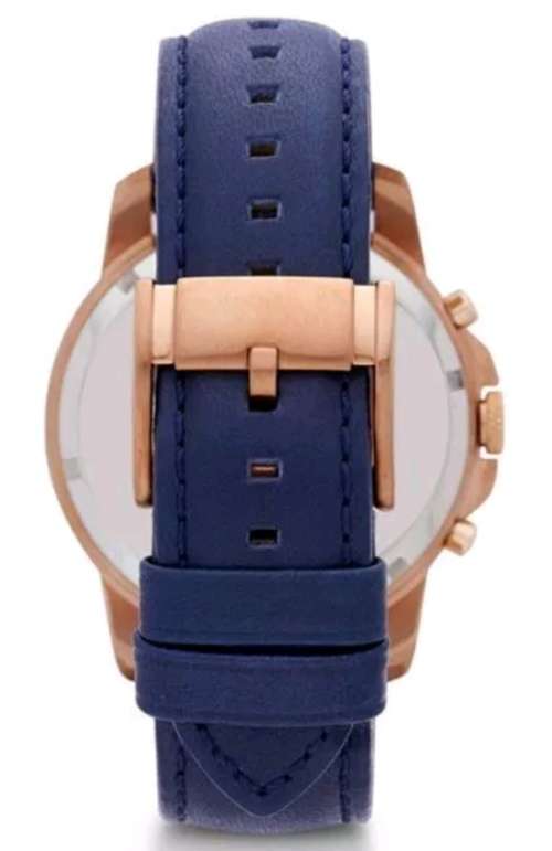 Fossil Men's Grant Leather Chronograph Watch FS4835