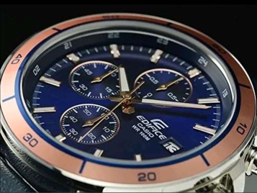 Casio Edifice EFR526L-2A Leather Men's Chronograph