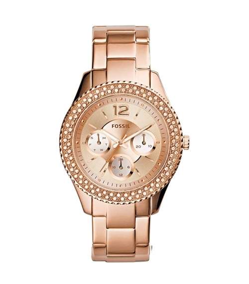 Fossil Ladies Stella Stainless Steel Rose Gold ES3590