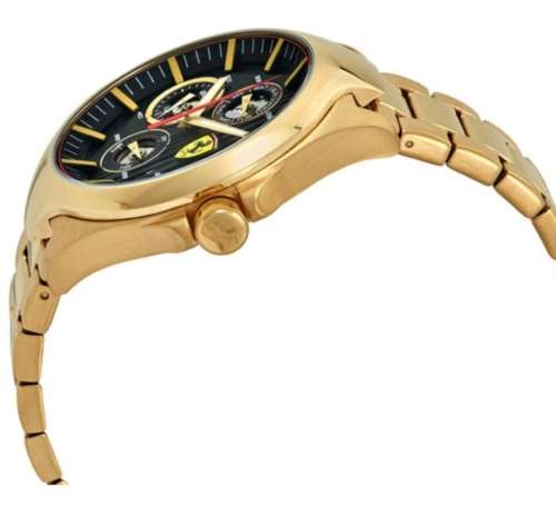 Ferrari Aero Black Dial Men's Multifunction Watch