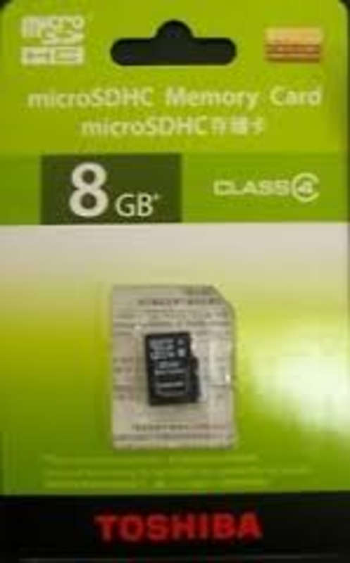 TOSHIBA 8GB SD CARD