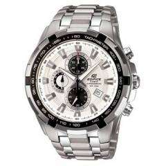 CASIO EDIFICE MEN'S SILVER CHRONOGRAPH #TACHYMETER EF-539D-7AV