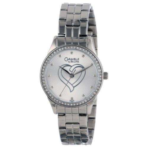 Caravelle By BULOVA #Class - Crystal Bracelet Heart Motif Watch