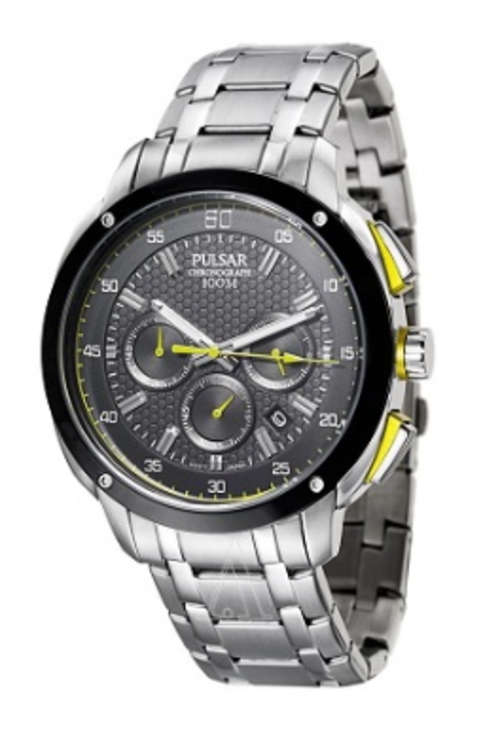 **BRAND NEW** Pulsar Men's On The Go Sports Chronograph Ion-Plated Watch #STUNNING