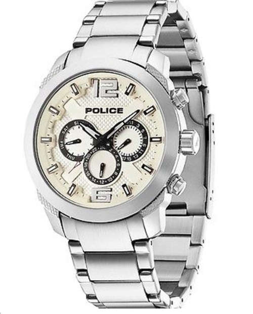 POLICE Men's Triumph Multi-Function Stainless Steel Watch