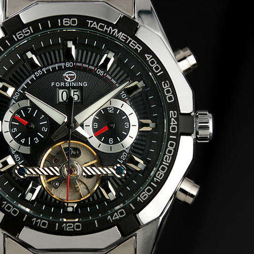 MA303 MIDNIGHT EXPLORER AUTOMATIC MEN'S TACHYMETER WATCH