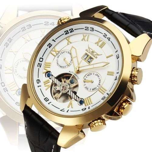 MA182 MEN'S AUTOMATIC CHRONOMETER TOURBILLON WATCH - WHITE ON ROSE GOLD - SOLD