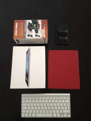 iPad 3 16GB Cellular+Wifi,Retina Display,Griffin Cover,Extreme Mac Dual Dock,Apple Magic Keyboard