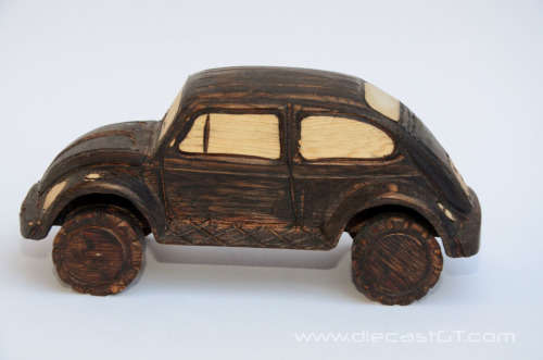 VW Beetle - Wood Carved
