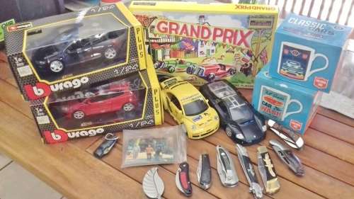 Job lot of diecast model cars and collectables