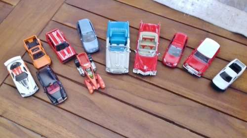 Job lot of diecast model cars and collectables