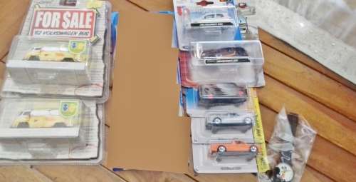 Job lot of diecast model cars and collectables