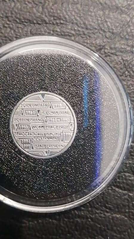 2008 1/10 oz platinum Mandela coin