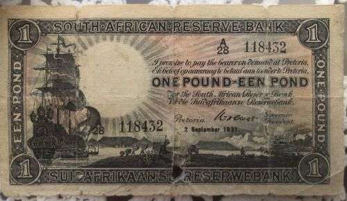 1931 Clegg note