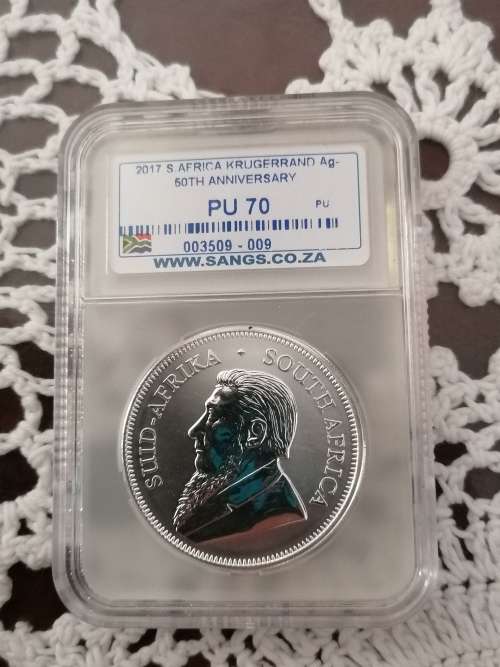 Excellent grade PU 70 2017 kruggerand