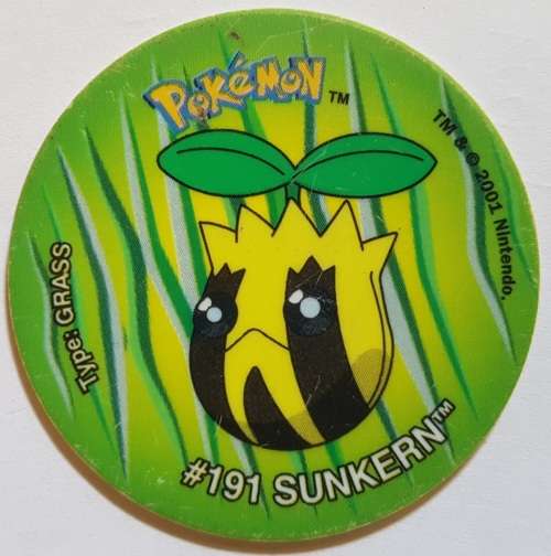 Pokemon Tazos #191 Sunkern