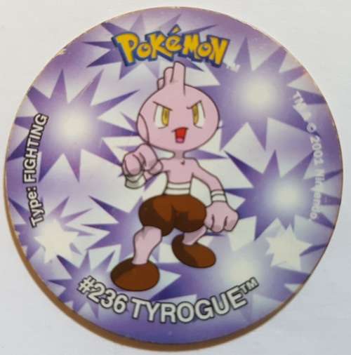 Pokemon Tazos #236 Tyrogue