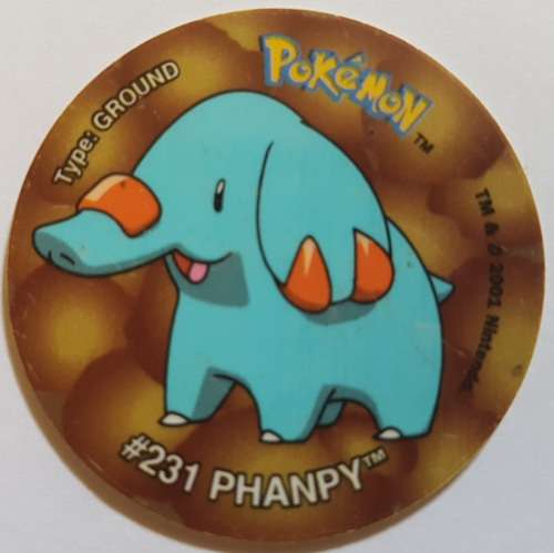 Pokemon Tazos #231 Phanpy