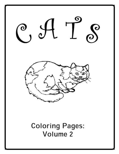 (E-Book)Cats Coloring Pages Vol 2