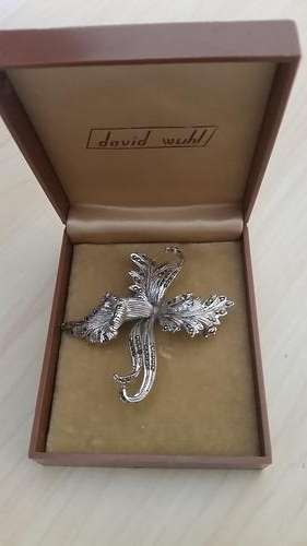 Vintage Sterling Silver Brooch Pin
