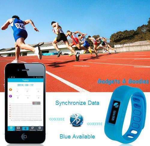 Bluetooth 4.0 OLED Smart Wrist Band Bracelet Watch Sport Health Activity Tracker(Blue Available)