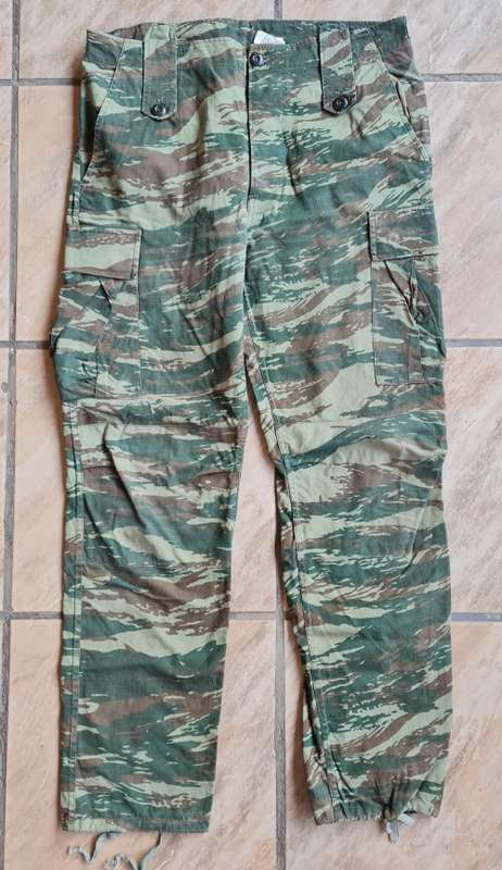 Greek Special Forces Camo Uniform Original