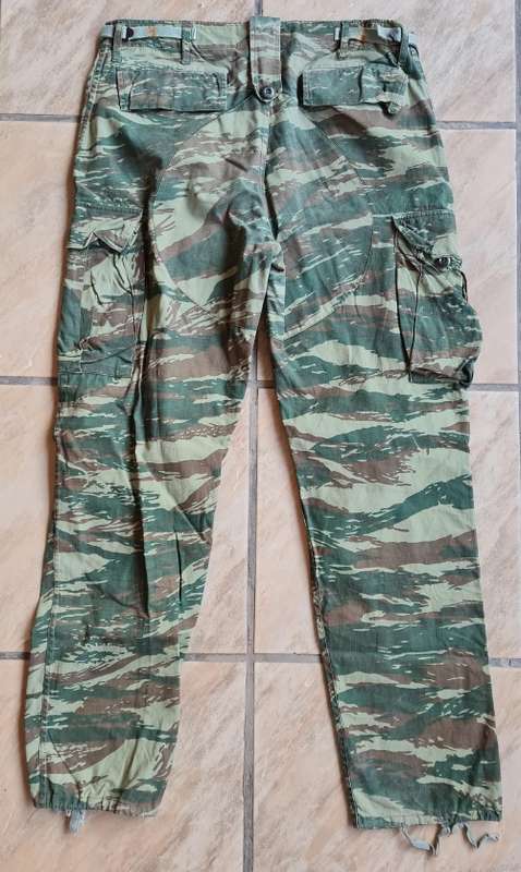 Greek Special Forces Camo Uniform Original