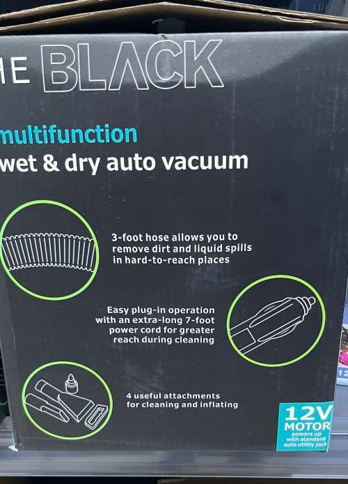 The Black Series multifunction Wet&Dry Auto Vacuum