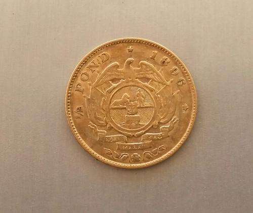 1896 GOLD ZAR HALF POND...AWESOME VALUE