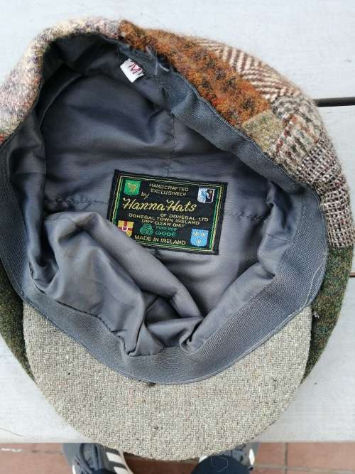 DREW PRITCHARD STYLE IRISH TWEED FLAT CAP - MEDIUM