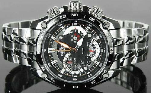 Mens CASIO EDIFICE Chronograph EF-550D-1AV F1 Red Bull collection