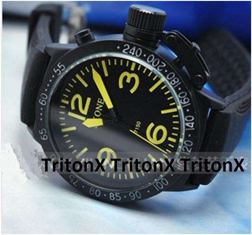 SKONE GERMAN U-BOAT STYLE WATCH (Yellow)