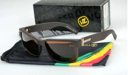 Von Zipper Elmore Sunglasses (Black frame - Brown lenses)