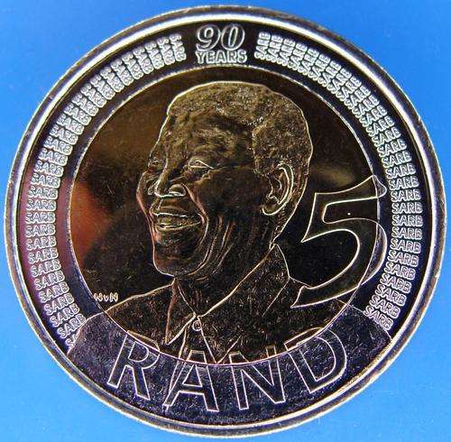 MANDELA COIN 90TH BIRTHDAY