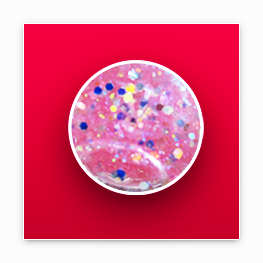 UV Glitter Gel Pink