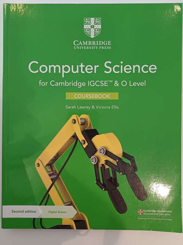 Cambridge IGCSE Computer Science Coursebook - 2nd Ed.