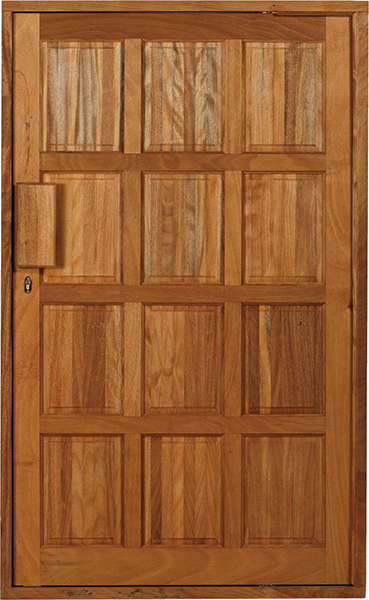 Swartland Hardwood 12 Panel Pivot Door 1200 x 2032mm