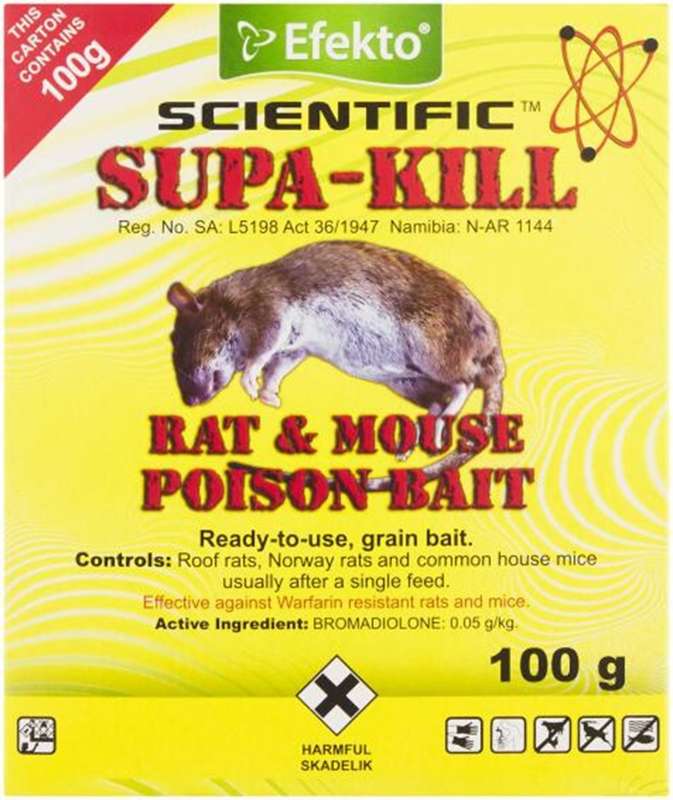 Efekto - Supa Kill Rat & Mouse 100g Granular