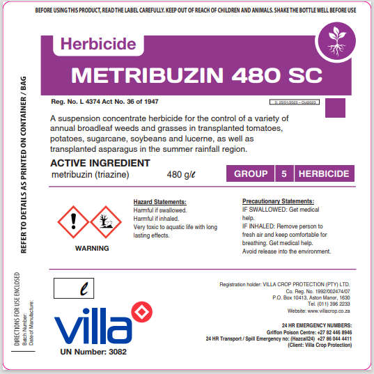 METRIBUZIN 480 SC 10L