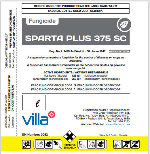SPARTA PLUS 375 SC (VILLA) 5L
