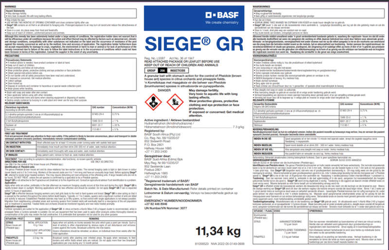Siege GR 11,34Kg