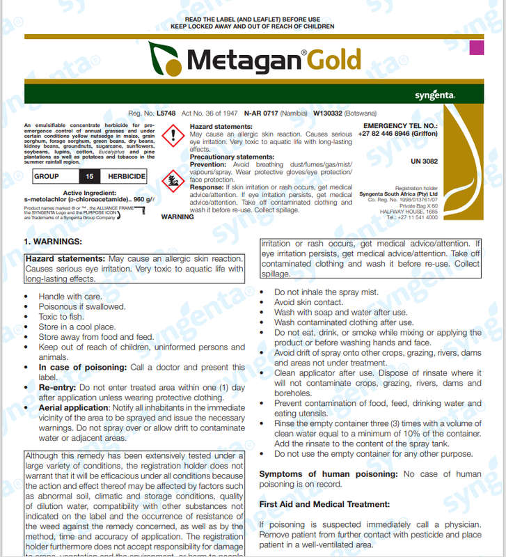 METAGAN GOLD 960 ec 20L