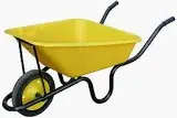 Wheelbarrow Concrete Polypropylene Pan
